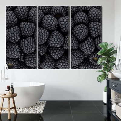 Ljuddämpande tavla - Blackberries on a macro scale