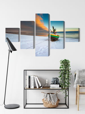 Ljuddämpande tavla - Fishing boat