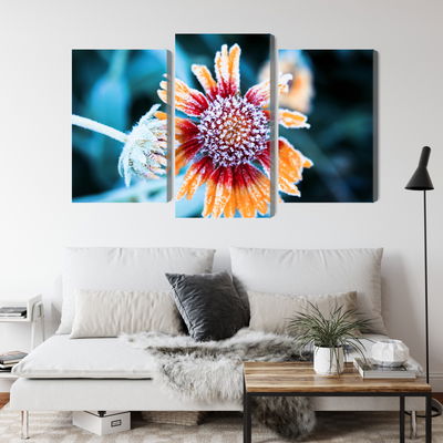 Ljuddämpande tavla - Rudbeckia flowers covered