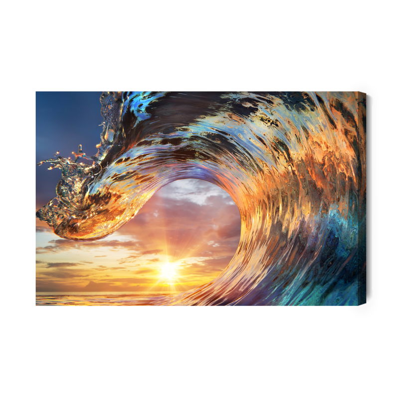 Ljuddämpande tavla - Sea wave