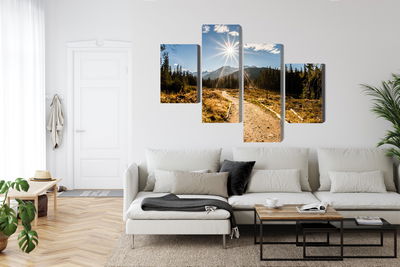 Ljuddämpande tavla - A sunny day in the tatras 3d