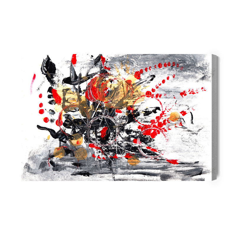 Ljuddämpande tavla - Chaotic abstraction