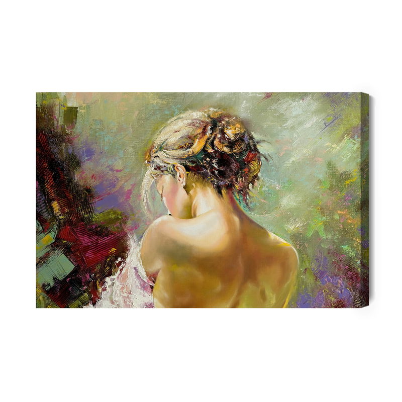 Ljuddämpande tavla - Portrait of a pensive woman