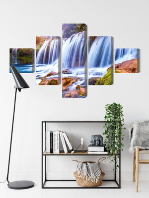 Ljuddämpande tavla - Jiulong waterfall in luoping