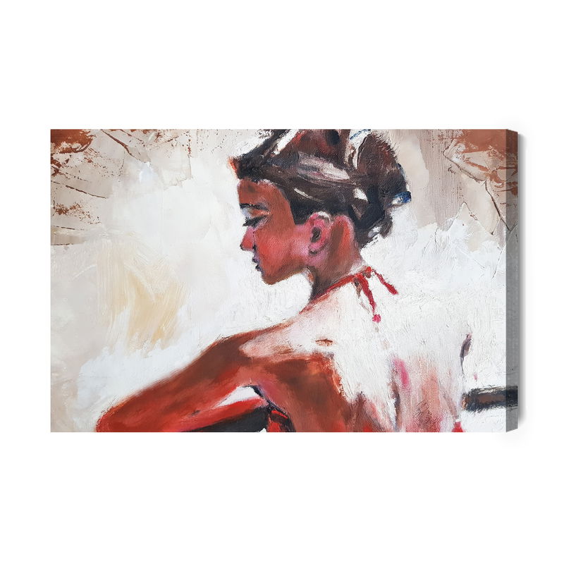 Ljuddämpande tavla - Pensive woman