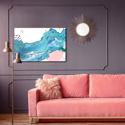 Ljuddämpande tavla - Abstract waves