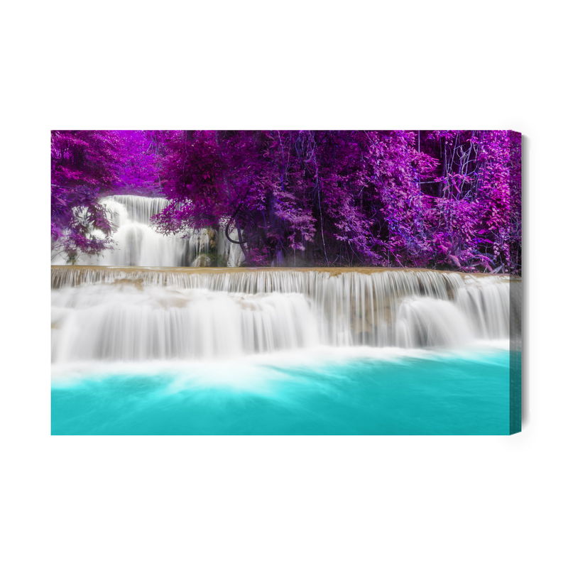 Ljuddämpande tavla - Beautiful waterfall huay mae