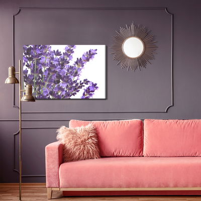 Ljuddämpande tavla - Blooming lavender flowers