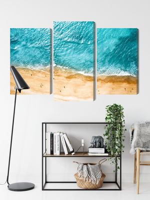 Ljuddämpande tavla - Aerial view of the ocean