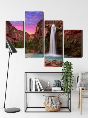 Ljuddämpande tavla - Havasupai waterfalls