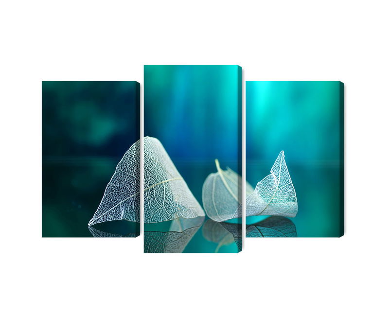 Ljuddämpande tavla - Delicate leaves close up