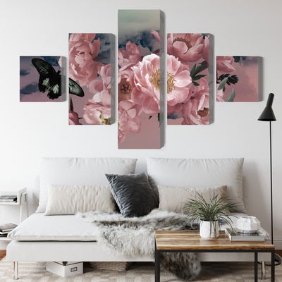 Ljuddämpande tavla - Bouquet of flowers