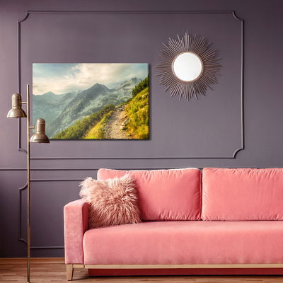 Ljuddämpande tavla - The path in the mountains