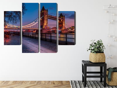 Ljuddämpande tavla - Tower bridge in London