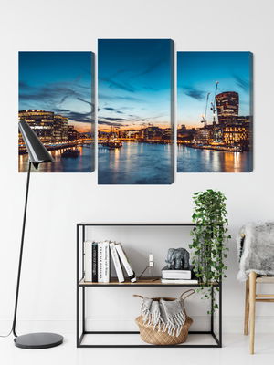 Ljuddämpande tavla - River thames in great britain