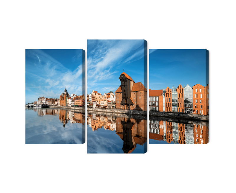 Ljuddämpande tavla - Panorama of gdansk