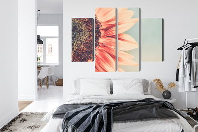 Ljuddämpande tavla - Blooming sunflower