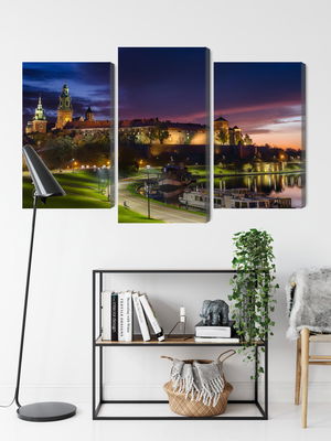 Ljuddämpande tavla - Wawel royal castle at sunrise