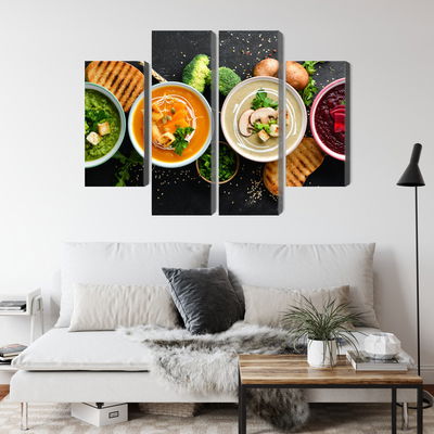 Ljuddämpande tavla - Vegetable cream soups