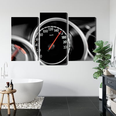 Ljuddämpande tavla - Car speedometer