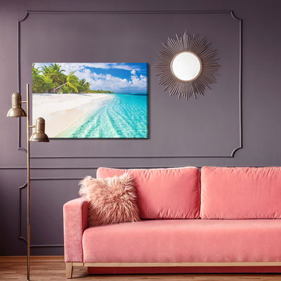 Ljuddämpande tavla - Sea and tropical beach