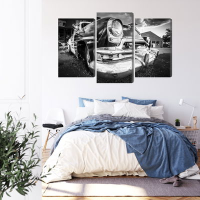 Ljuddämpande tavla - Black and white american