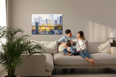 Ljuddämpande tavla - The New York panorama