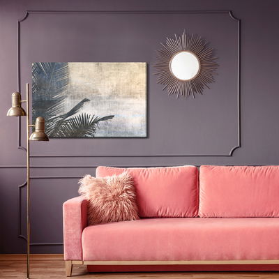 Ljuddämpande tavla - Vintage palm leaves