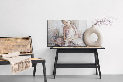 Ljuddämpande tavla - Little ballerina with curly