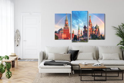 Ljuddämpande tavla - Panorama of the red square