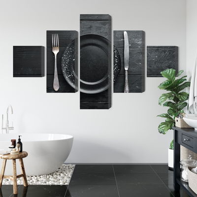 Ljuddämpande tavla - Vintage tableware