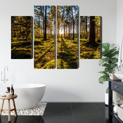 Ljuddämpande tavla - Morning sun rays