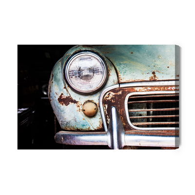 Ljuddämpande tavla - Front of an old vintage car