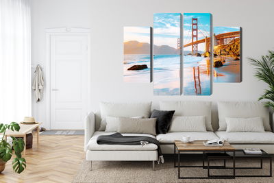 Ljuddämpande tavla - The Golden Gate bridge