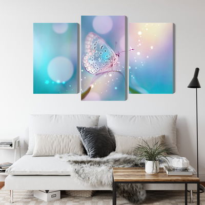 Ljuddämpande tavla - A delicate butterfly