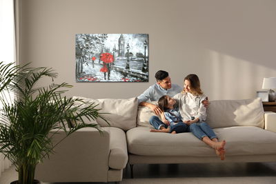 Ljuddämpande tavla - Lovers in London