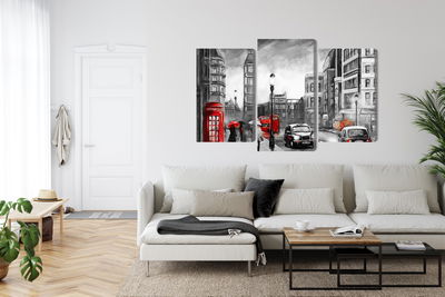 Ljuddämpande tavla - London street view