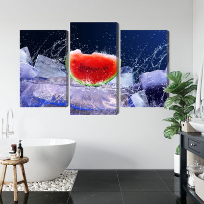 Ljuddämpande tavla - Watermelon on ice