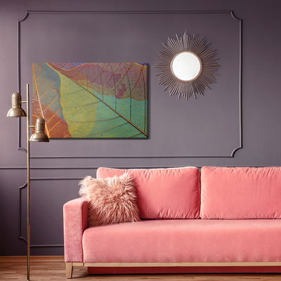 Ljuddämpande tavla - Colorful leaves on a macro