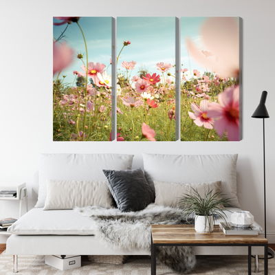 Ljuddämpande tavla - Cosmos flowers in the garden