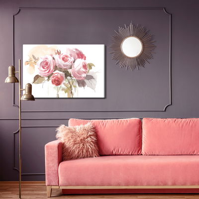 Ljuddämpande tavla - A bouquet of delicate roses