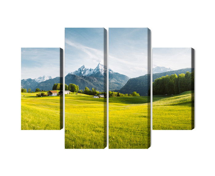 Ljuddämpande tavla - Mountain landscape