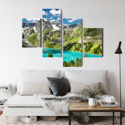 Ljuddämpande tavla - Crystalline lake