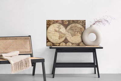 Ljuddämpande tavla - Old world map