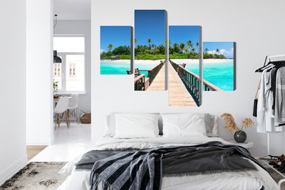 Ljuddämpande tavla - 3d pier in the maldives