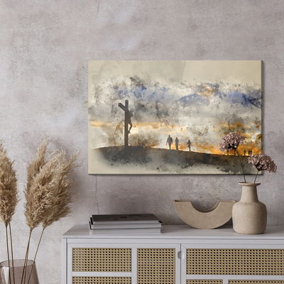 Ljuddämpande tavla - Crucified christ