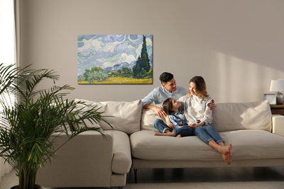 Ljuddämpande tavla - Vincent van gogh "wheat field