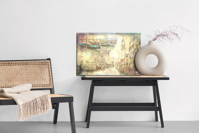 Ljuddämpande tavla - Venice in vintage style