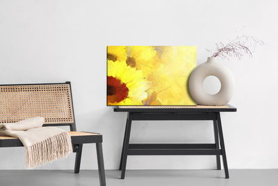 Ljuddämpande tavla - Painted sunflowers