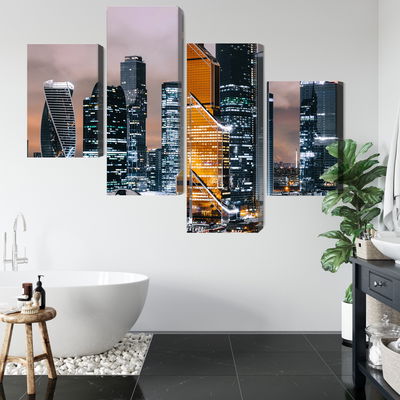 Ljuddämpande tavla - Panorama of moscow city